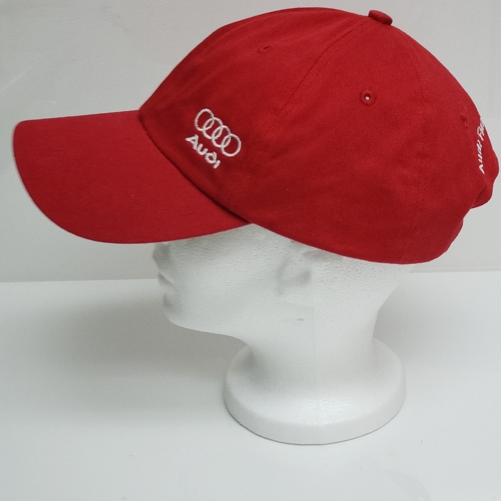 Red Audi Financial Services Strapback View 3
